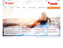 Tablet Screenshot of mondial-assistance.pl